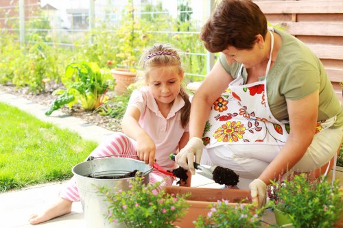 Pruning and trimming services in a Fulham garden